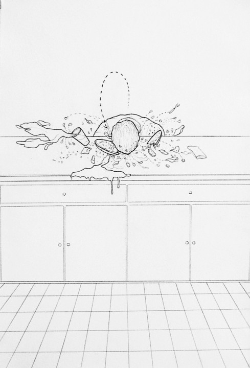 <p><em>diner passing out</em>, Kuckei + Kuckei, 2003</p>