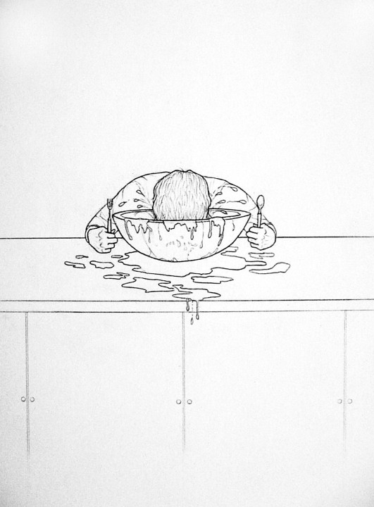 <p><em>face in soup</em>, Kuckei + Kuckei, 2003</p>