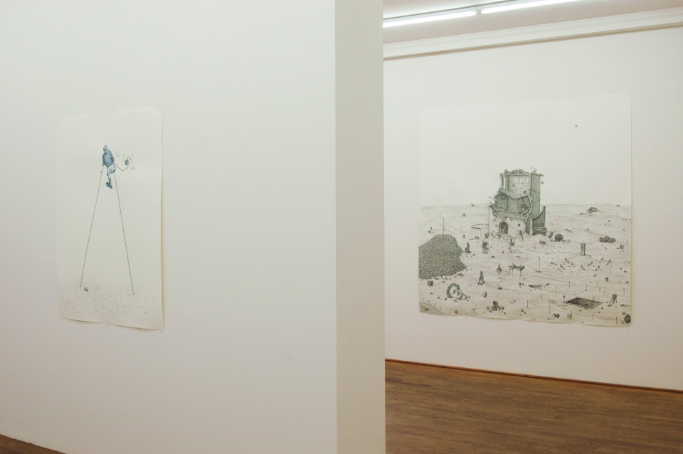 <p>installation view, Kuckei + Kuckei, 2009</p>