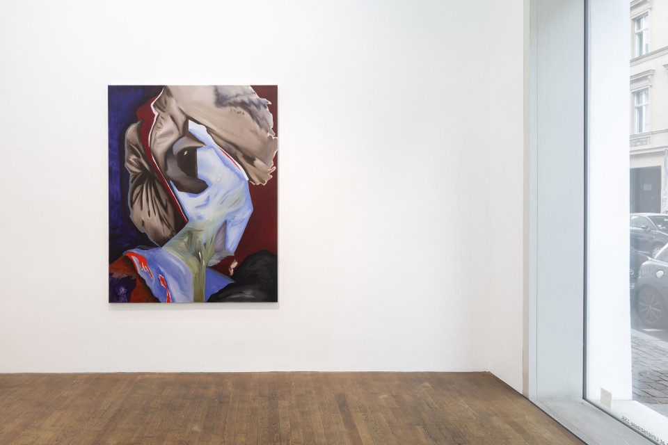 <p>Juno Rothaug, <em>Kannst Du mich abholen</em>, installation view, Kuckei + Kuckei, Berlin, 2023</p>