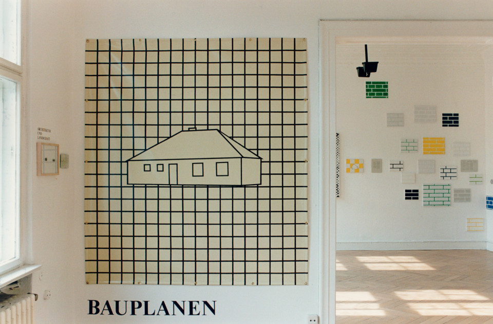 <p>installation view, vierte Etage, 1995</p>