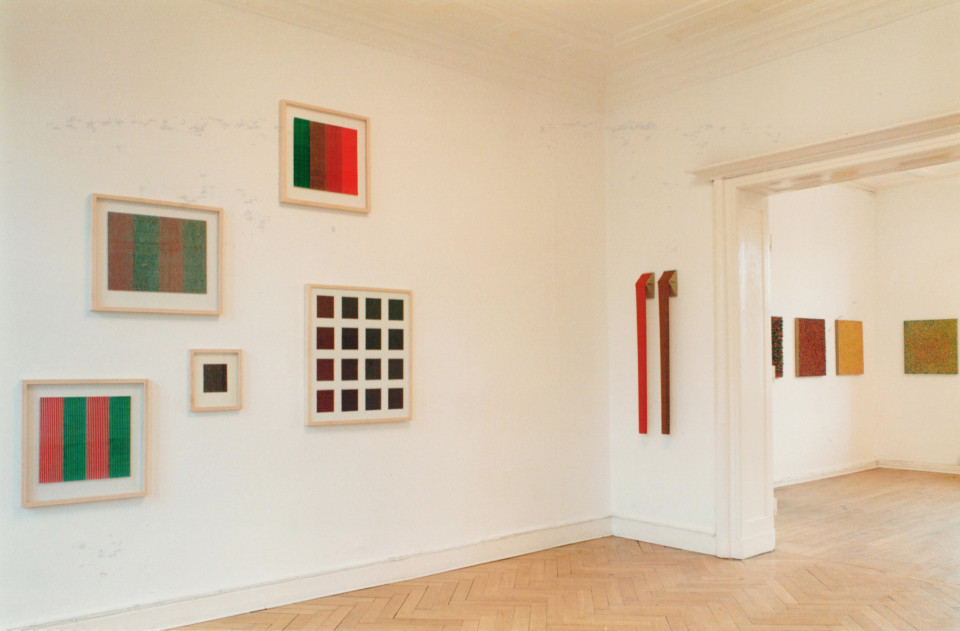 <p>installation view, vierte Etage, 1996</p>