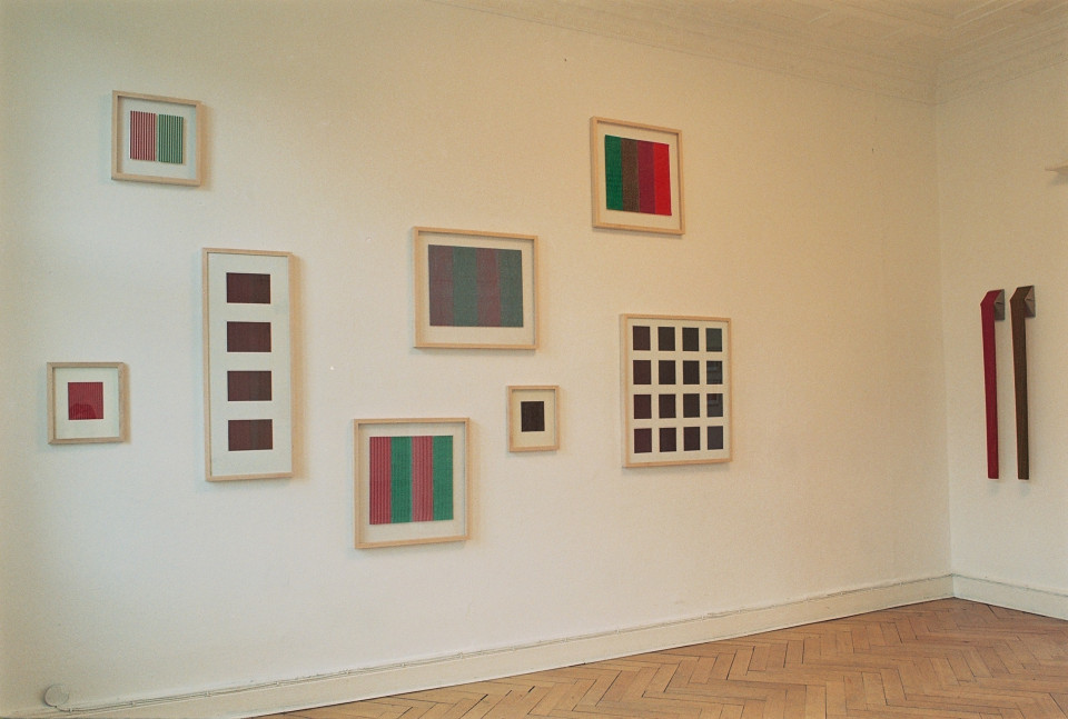 <p>installation view, vierte Etage, 1996</p>