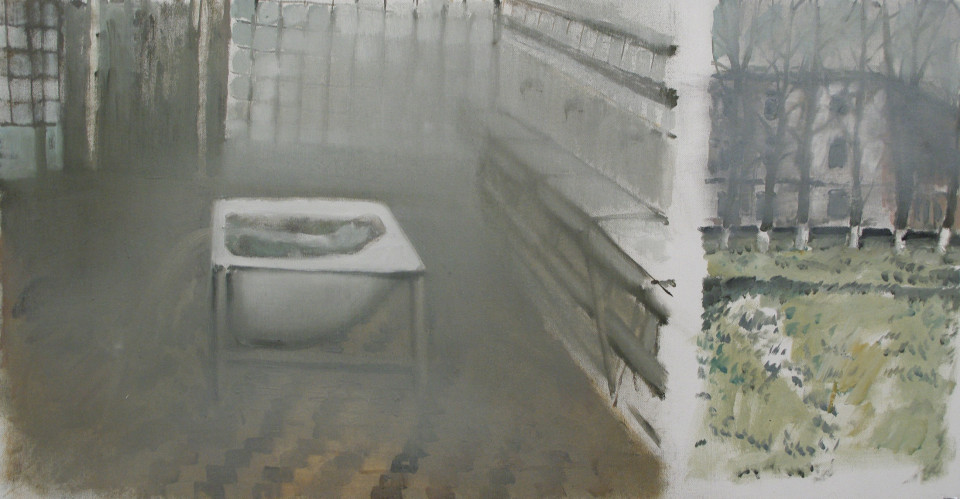 Washing Room - View from the Barracks, 2010