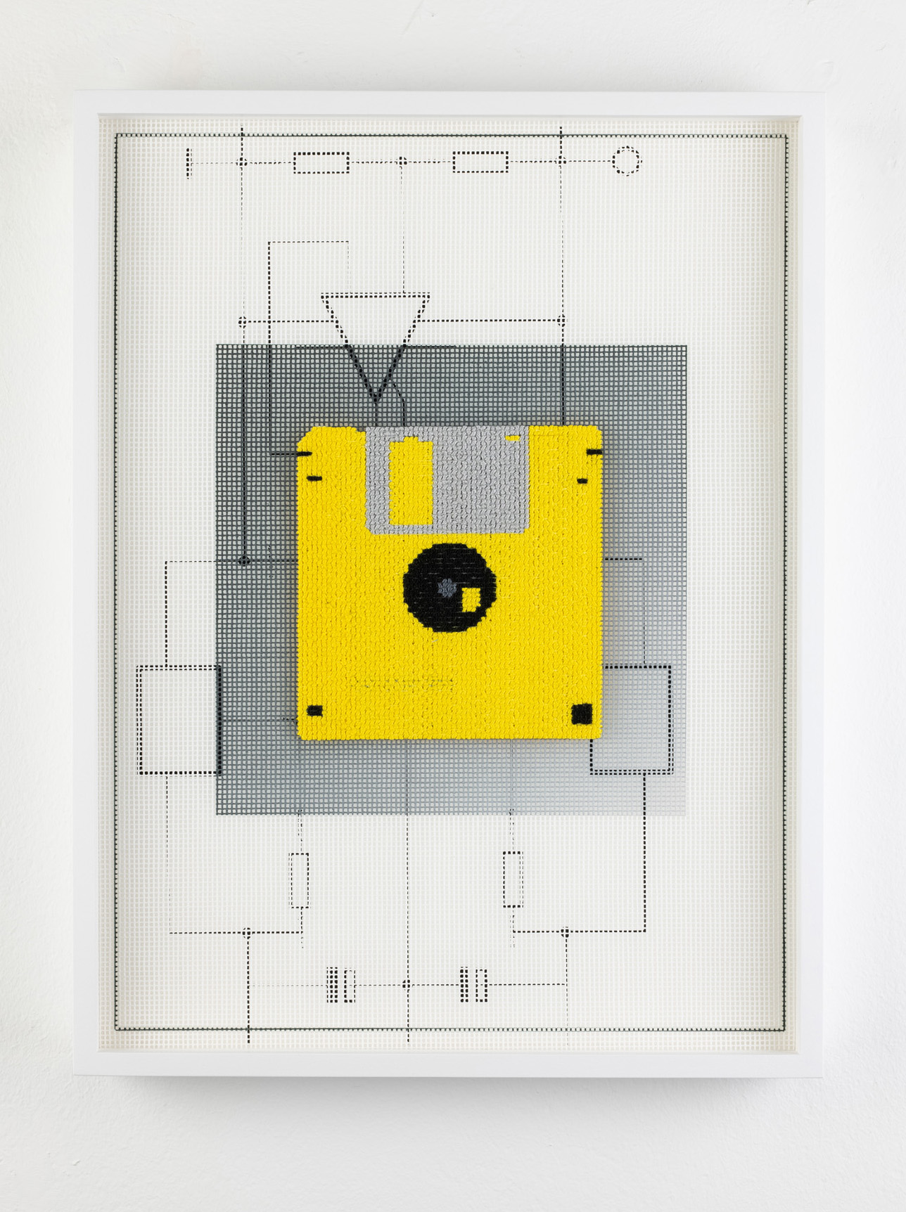 Early Digital Tech, Artifacts from The Age of Acceleration (720 KB 3.5 Floppy Disc (1984)), 2021
