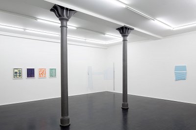 Ideale, Linien; installation view, Kuckei + Kuckei, 2015