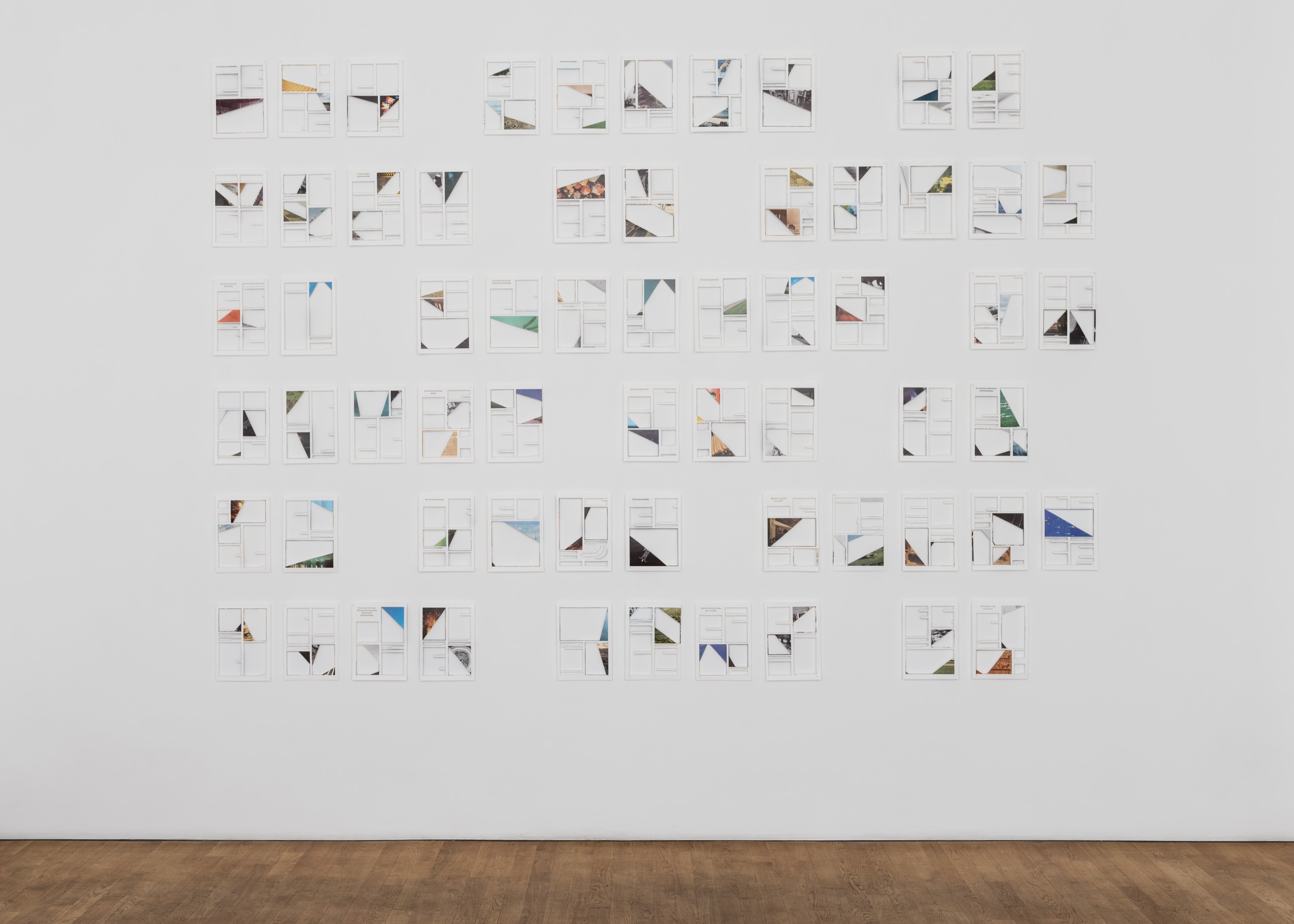 ABC, new characters for an experimental sign language, 2015
