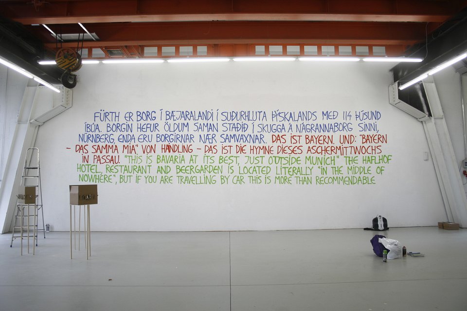 installation view, Halle 50, München, 2015