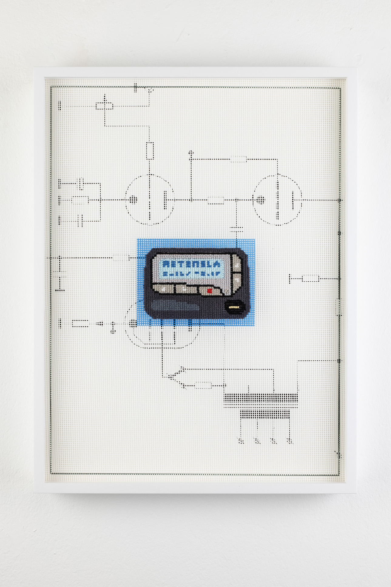Early Digital Tech, Artifacts from The Age of Acceleration (Motorola Elite Alphanumeric Pager Flex 900Mhz (1994)), 2021