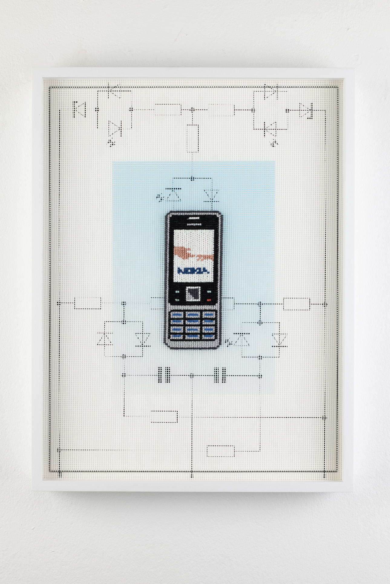 Early Digital Tech, Artifacts from The Age of Acceleration (Nokia 6000 Cellphone (2007)), 2021