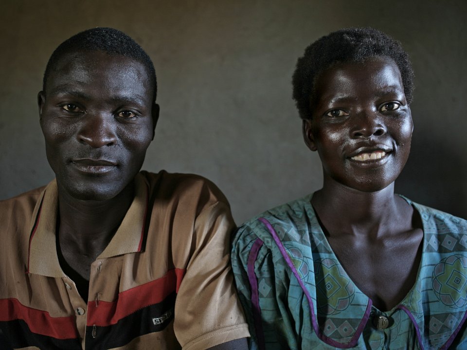 Daison Luke and Faness Bisamoro. Petros Village, Malawi, 2006