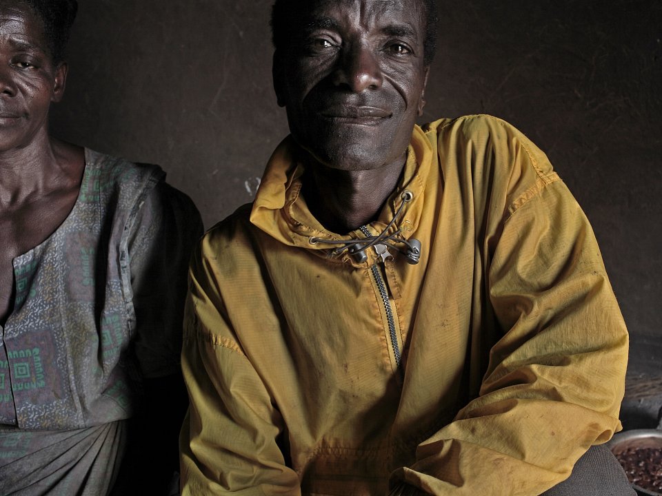 Zelia Wescott and Henock Wescott. Petros Village, Malawi, 2006