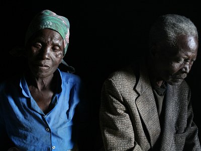 Okomaatiani Fulumani and Machicao Fulumani. Petros Village, Malawi, 2006