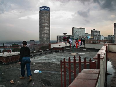 Al's Tower, a block of flats on Harrow Road, overlooking the Ponte building