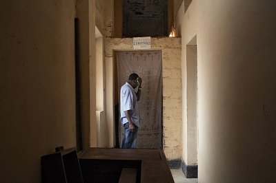 Cashier, Town Hall, Likasi, DR Congo, 2007