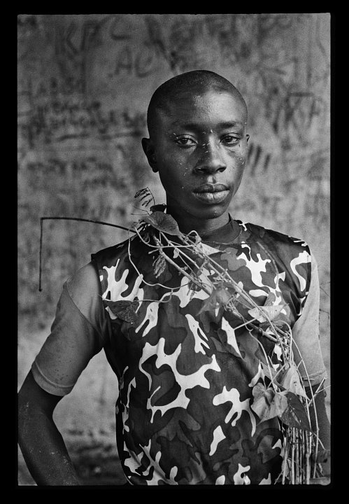 Mai Mai militia in training near Beni, eastern DRC, for immediate deployment with the APC (Armée Populaire du Congo), the army of the RCD-KIS-ML, December 2002 Portrait III