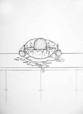face in soup, Kuckei + Kuckei, 2003