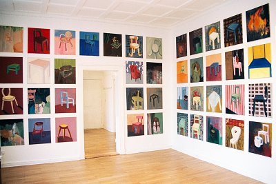 Public Enemy, installation view, vierte Etage, 1993
