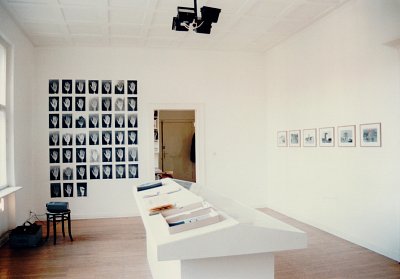 Die Skizze, installation view, vierte Etage, 1996