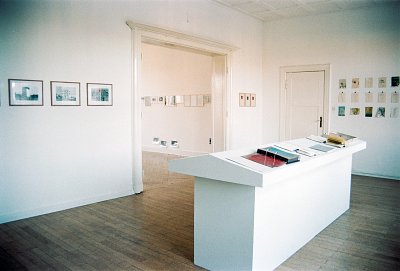 Die Skizze, installation view, vierte Etage, 1996
