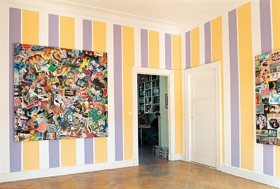 Voges + Deisen zu Gast, installation view, vierte Etage, 1996