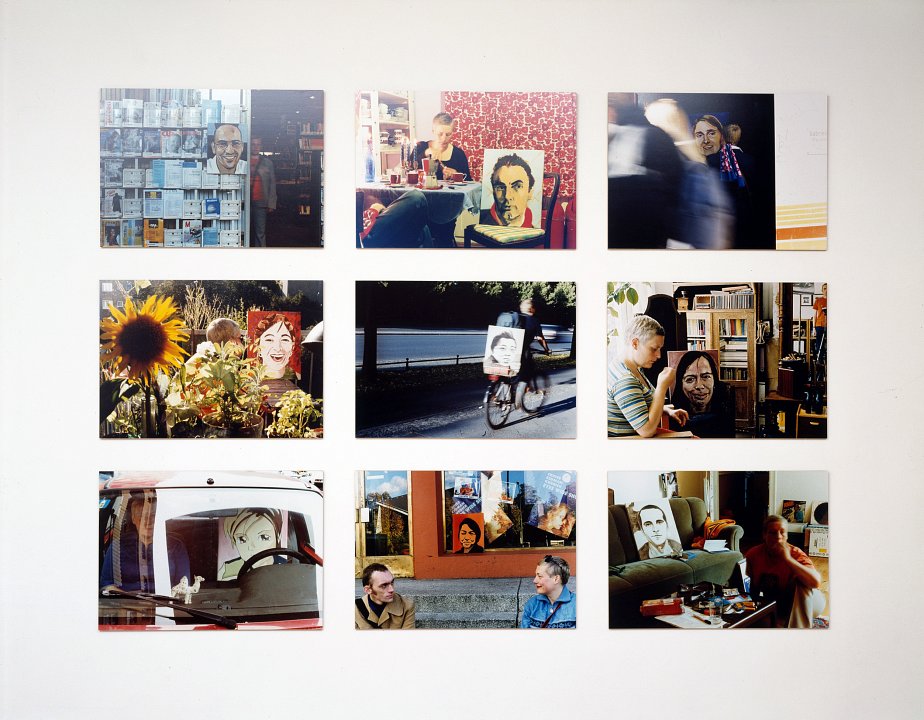 <p><em>Freundschaft</em>, installation view, Kuckei + Kuckei, 2001</p>