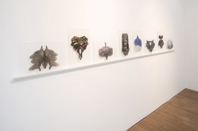 Rorschach – An Experiment, installation view, 2017
works by Anja Nitz