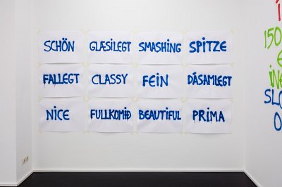 Þetta er það – Das ist es – This is it, installation view, Kuckei + Kuckei, 2015