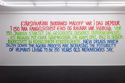 Þetta er það – Das ist es – This is it, installation view, Kuckei + Kuckei, 2015