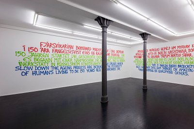 Þetta er það – Das ist es – This is it, installation view, Kuckei + Kuckei, 2015