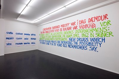Þetta er það – Das ist es – This is it, installation view, Kuckei + Kuckei, 2015