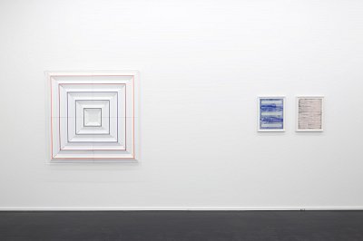 Ideale, Linien; installation view, Kuckei + Kuckei, 2015