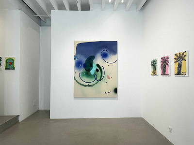 Installation View, Helen Hu and Katharina Arndt, Showroom Palma,  Kuckei + Kuckei, 2024