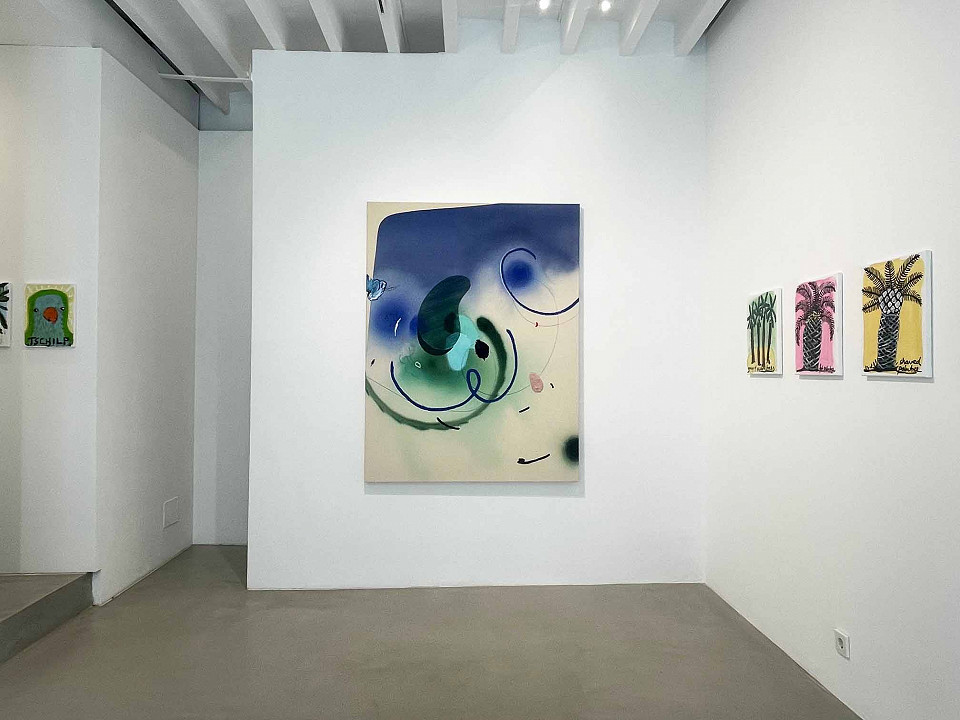 <p>Installation View, Helen Hu and Katharina Arndt, Showroom Palma,  Kuckei + Kuckei, 2024</p>