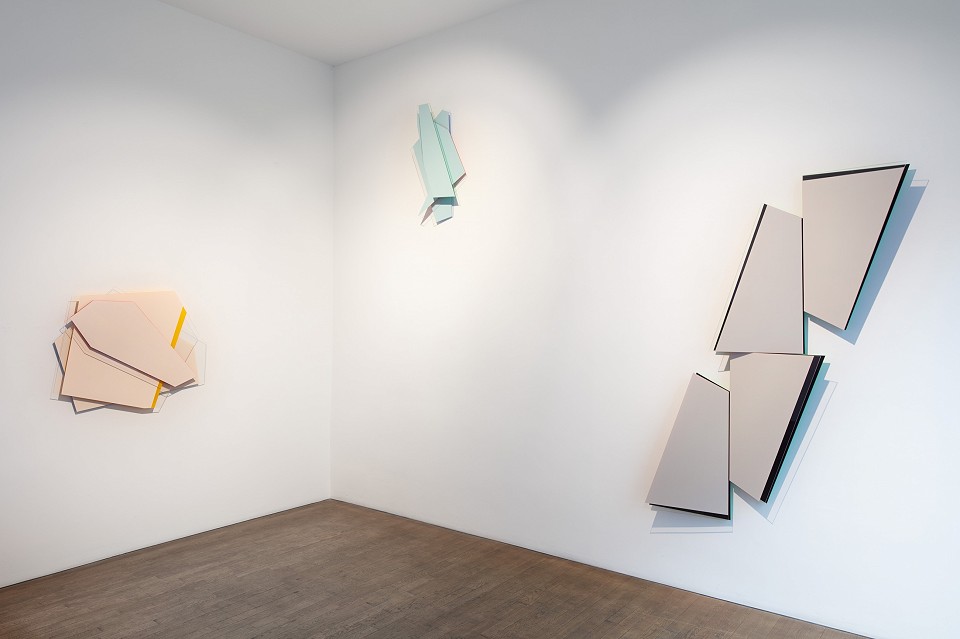 <p>Michael Laube, <em>about polygons</em>, installationview, 2020, Photo: Thomas Bruns</p>