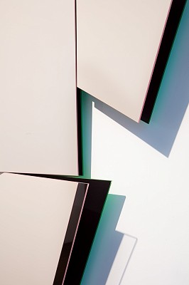 Michael Laube, about polygons, installationview, 2020, Photo: Thomas Bruns