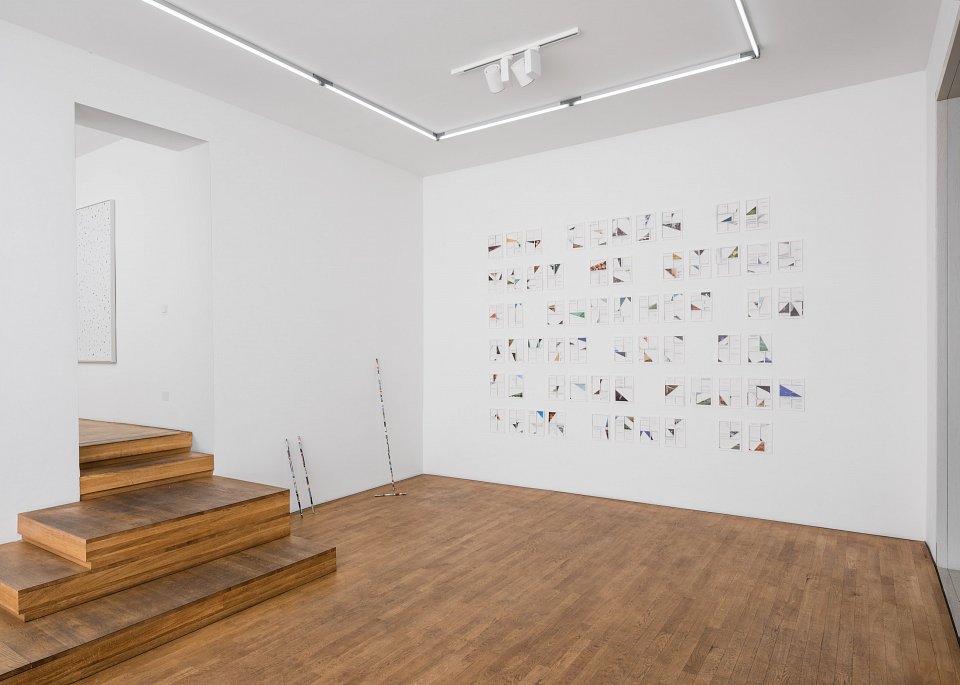 <p><em>Delving Into Visual Strata</em>, installation view, Kuckei + Kuckei, 2016</p>