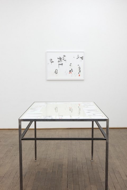 <p><em>FadenSpiele</em>, installation view, Kuckei + Kuckei, 2012</p>
