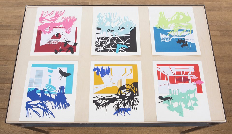 <p><em>Beyond Interiors II</em>, installation view, Kuckei + Kuckei, 2013</p>