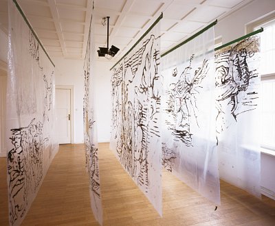 installation view, vierte Etage, 1996