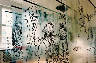 installation view, vierte Etage, 1996