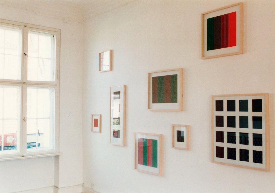 <p>installation view, vierte Etage, 1996</p>