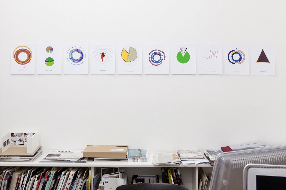 <p><em>Text</em>, installation view, Kuckei + Kuckei, 2011</p>