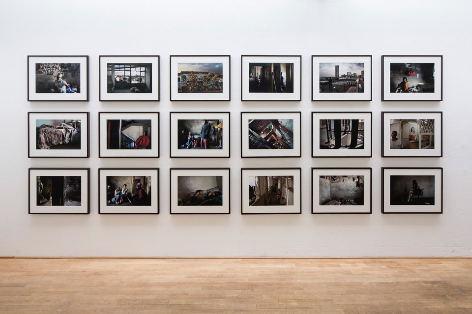 <p><em>Jo´Burg</em>, installation view, Kuckei + Kuckei, 2014</p>