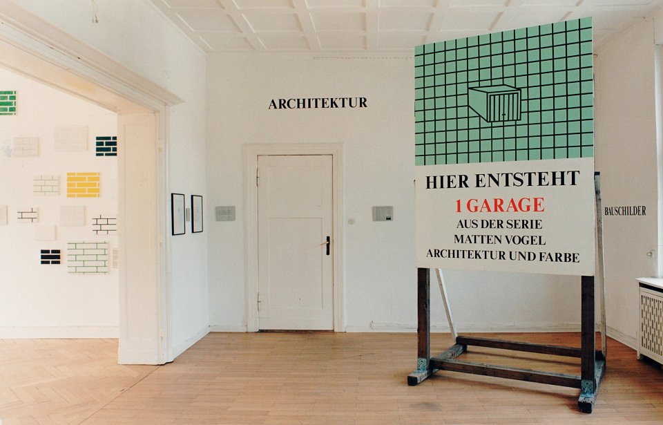 <p>installation view, vierte Etage, 1995</p>