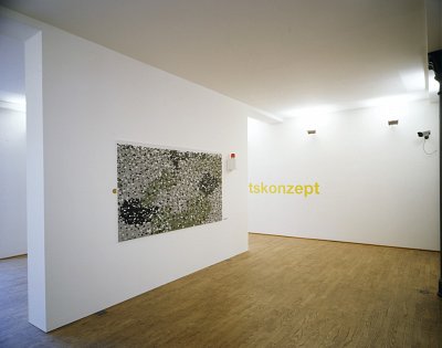 Sicherheitskonzept, installation view, Kuckei + Kuckei, 2000