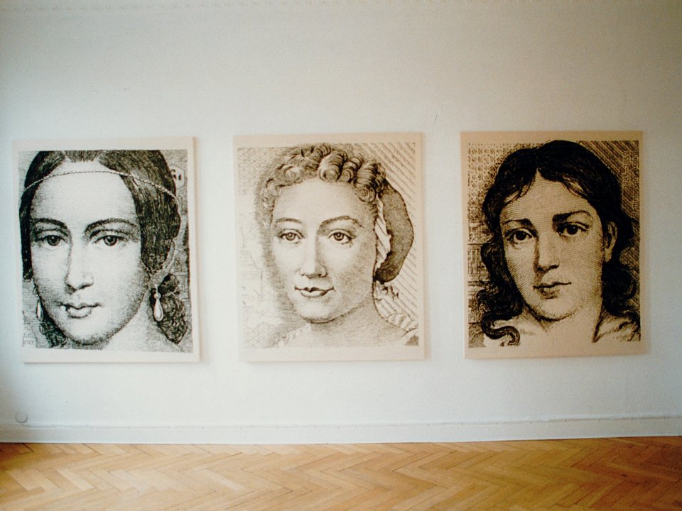 <p>installation view, vierte Etage, 1994</p>