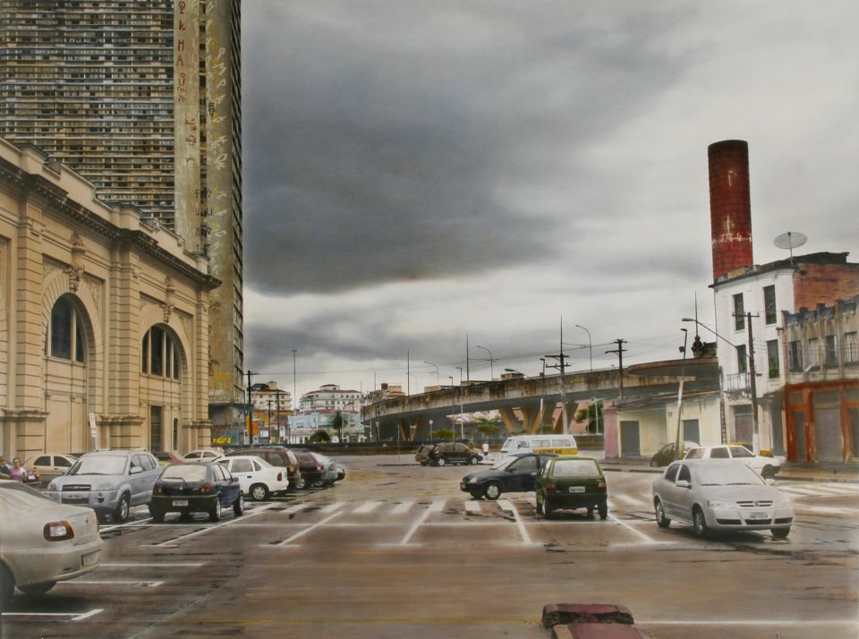 <p>Mercado Municipal (São Paulo), 2008<br />
hand-colored b/w silver gelatin print<br />
105 × 141 cm, edition 2 + 1 AP</p>