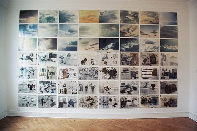 Photoarbeiten und Objekte, installation view, vierte Etage, 1994